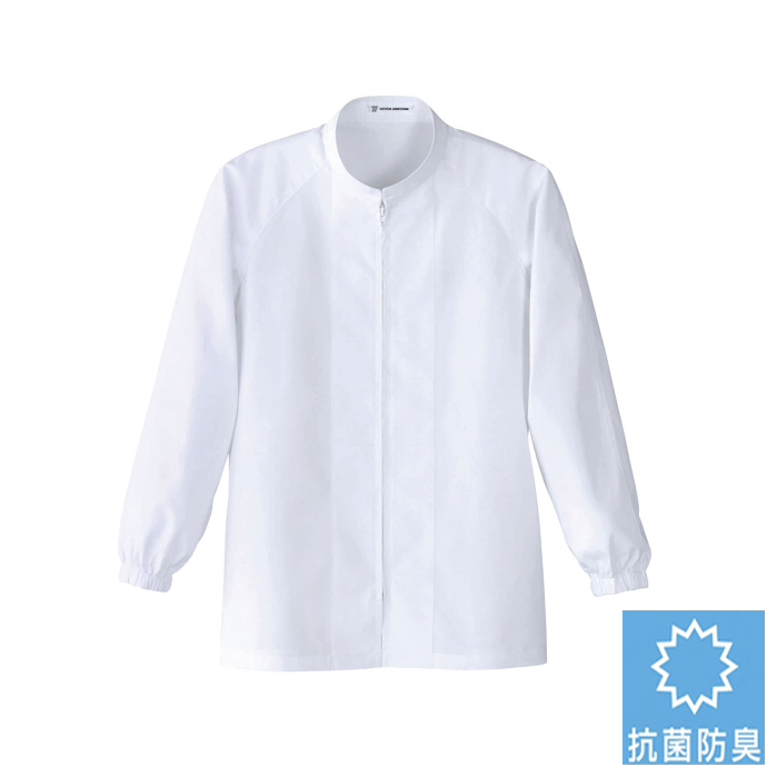 衛生白衣[ホワイト]抗菌 防臭 男女兼用 WA0491 セブンユニフォーム