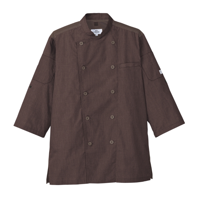 コックシャツ（七分袖） 男女兼用 ストレッチ  高通気 アルベ AS-8610